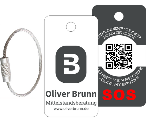 IDENT-QR Swiss Cases inkl. metal chain