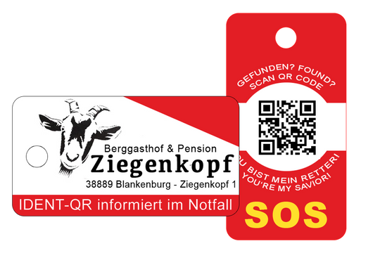 Ziegenkopf- IDENT-QR Allrounder