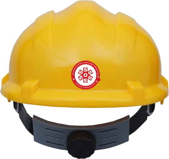 Harz-SOS - IDENT-QR SOS Sticker round