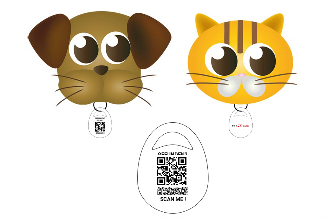 Harz-SOS - IDENT-QR Pets