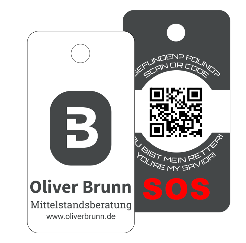 Oliver Brunn Special: IDENT-QR Allesbringer inkl. Metallband