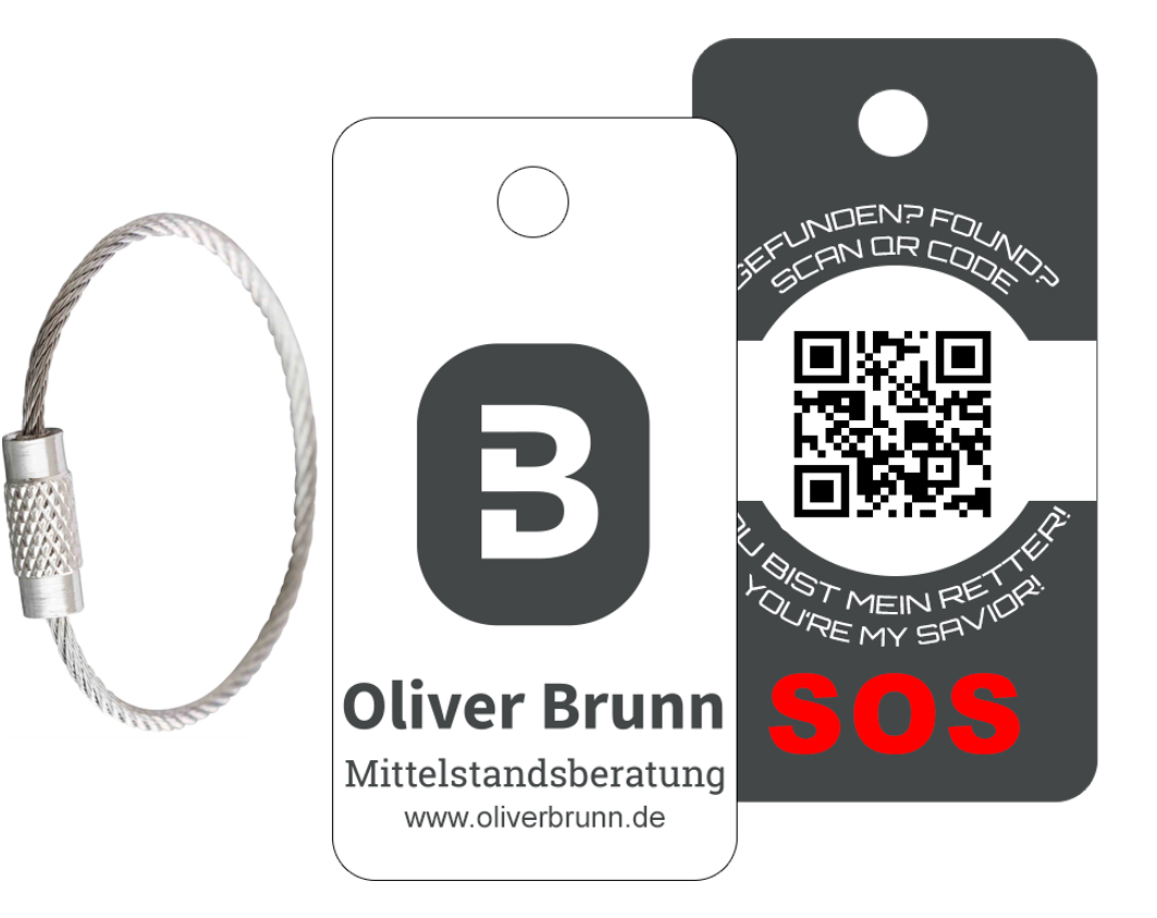 Oliver Brunn Special: IDENT-QR Allesbringer inkl. Metallband